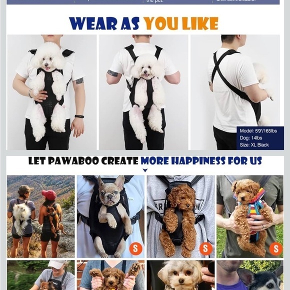 Pawaboo Other - Pet Backpack Carrier